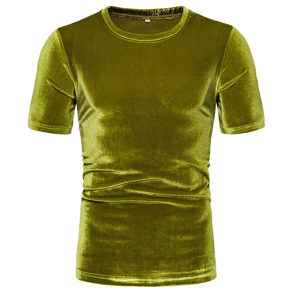 Solid Color Short-sleeved T-shirt