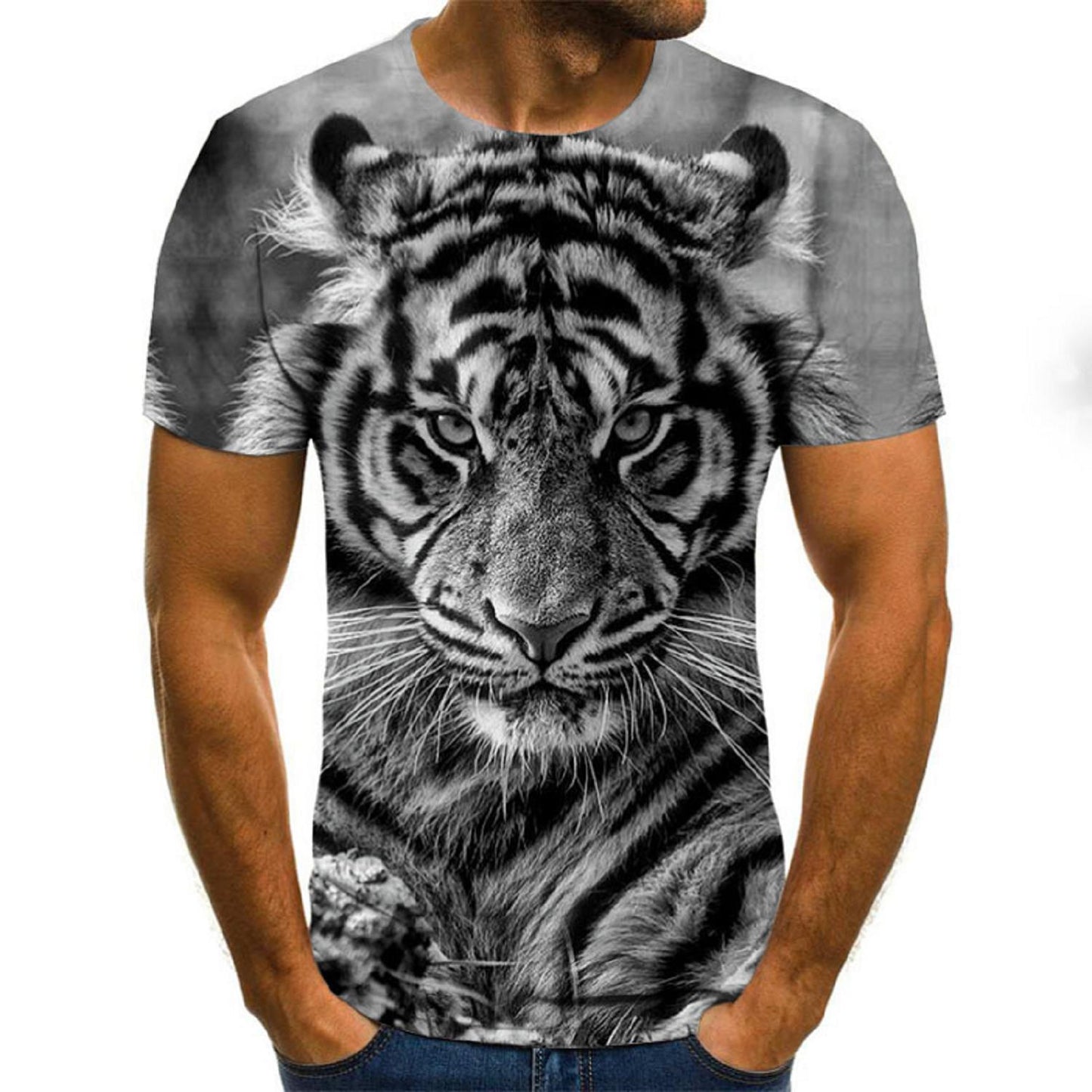 Animal Print 3D T-Shirt