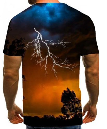 Lightning Tree 3D Print T-Shirt