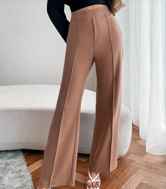 High Waist Casual Trousers