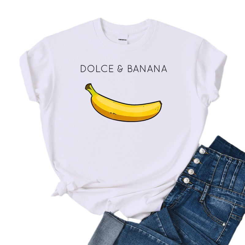 Dolce Banana Anime Printed T-Shirt