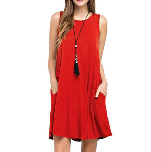 Summer Casual T-Shirt Dress