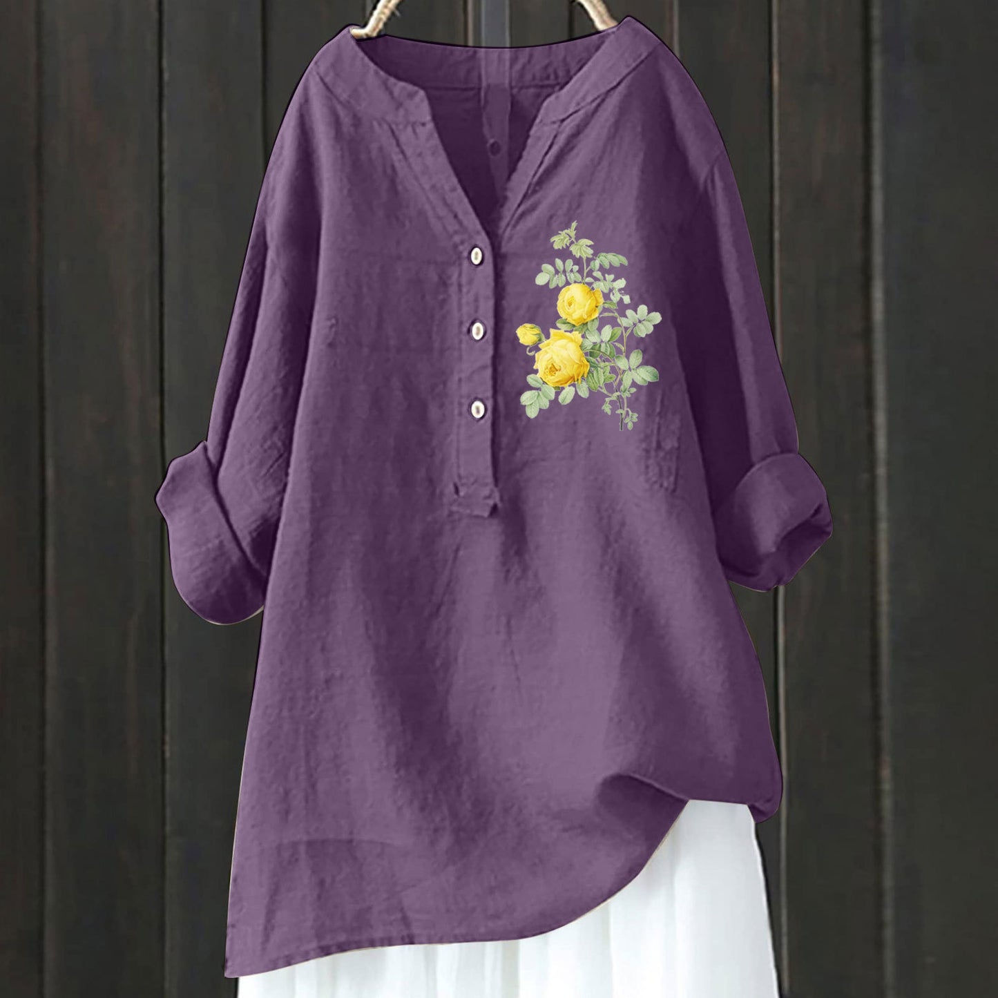 Bamboo Linen Comfort Long Top