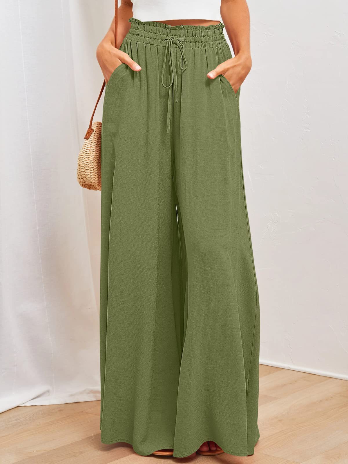 Wide Leg Loose Comfy Lounge Pants with Pockets