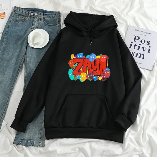 Printed Letter Hoodie