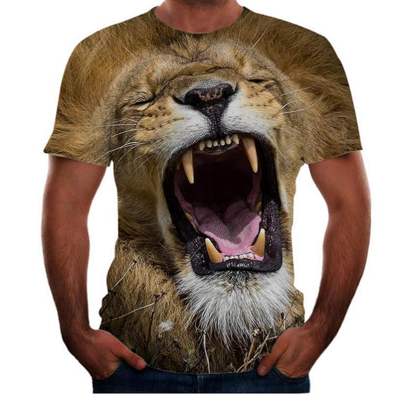 Animal Print 3D T-Shirt