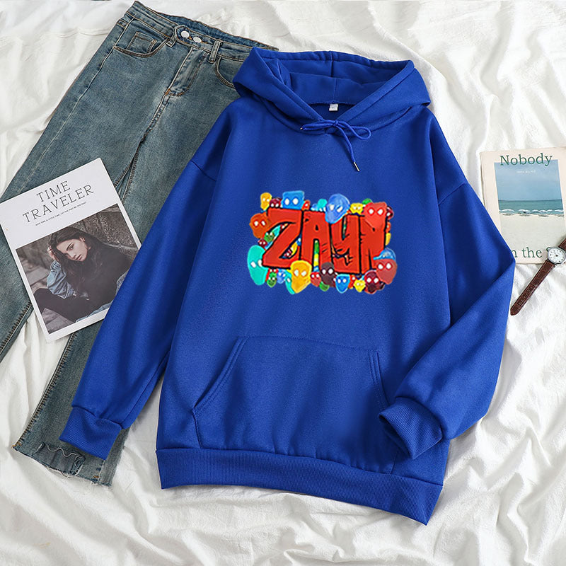 Printed Letter Hoodie