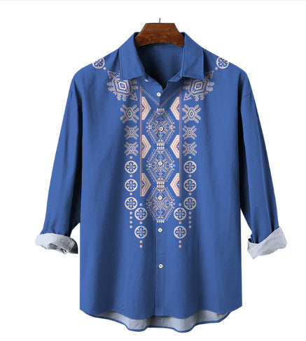 Loose Button Lapel Fashion Shirt