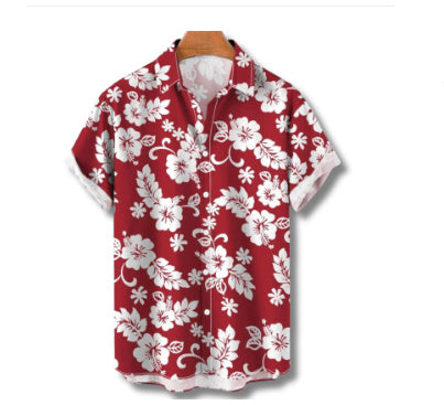 Casual Printed Hawaiian Shirt