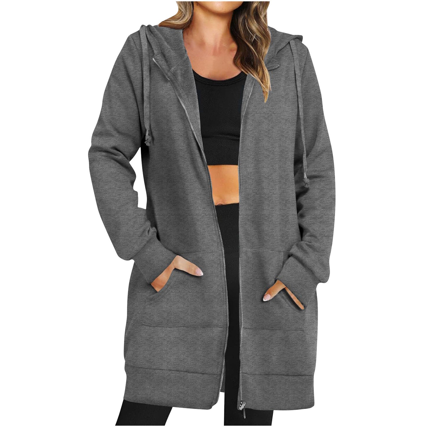 Oversized Coat with Pockets