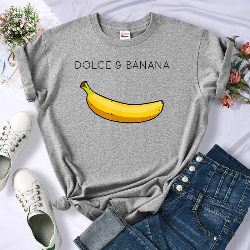 Dolce Banana Anime Printed T-Shirt