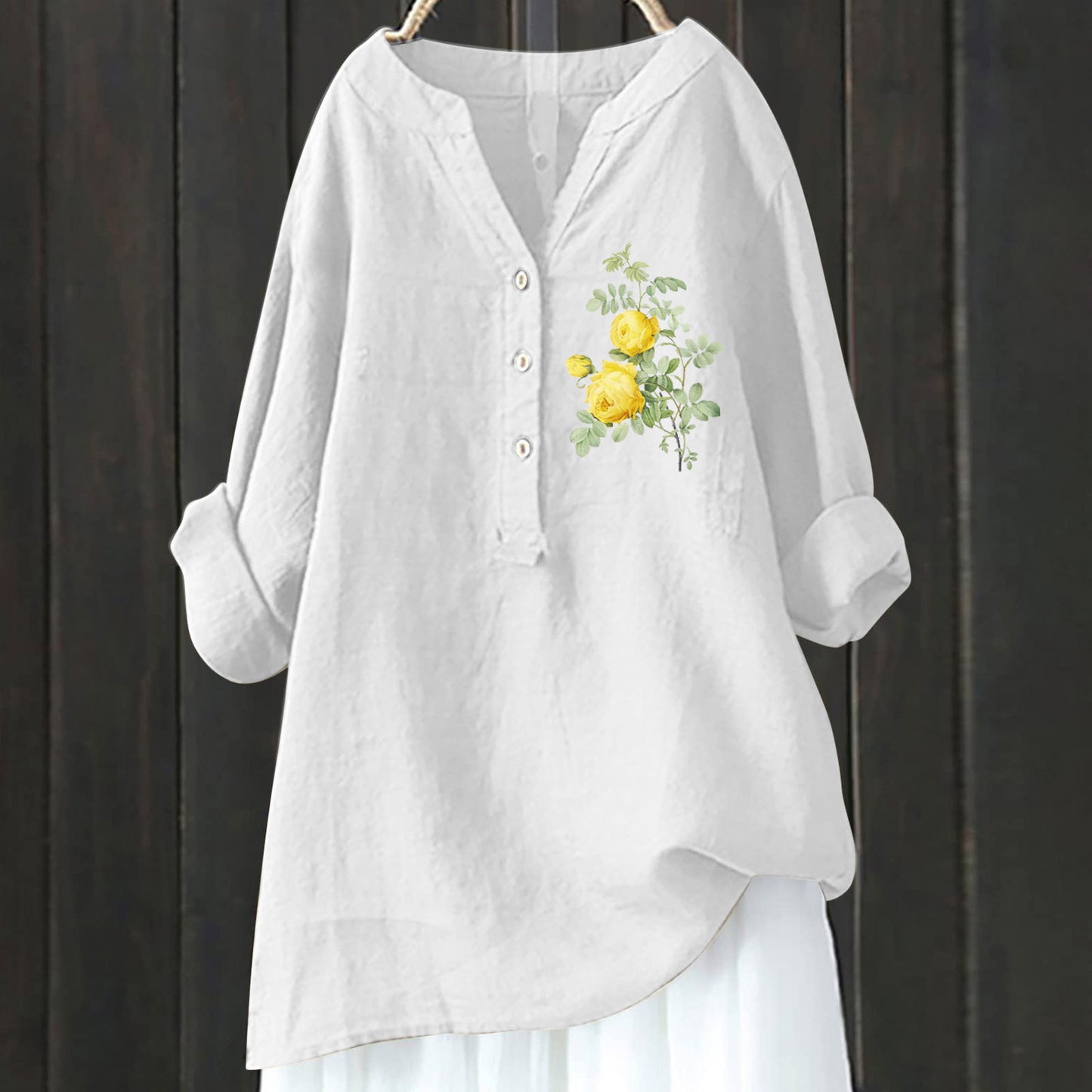 Bamboo Linen Comfort Long Top