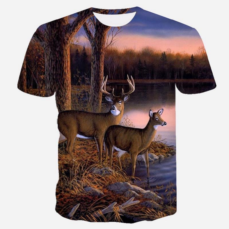 Animal Print 3D T-Shirt