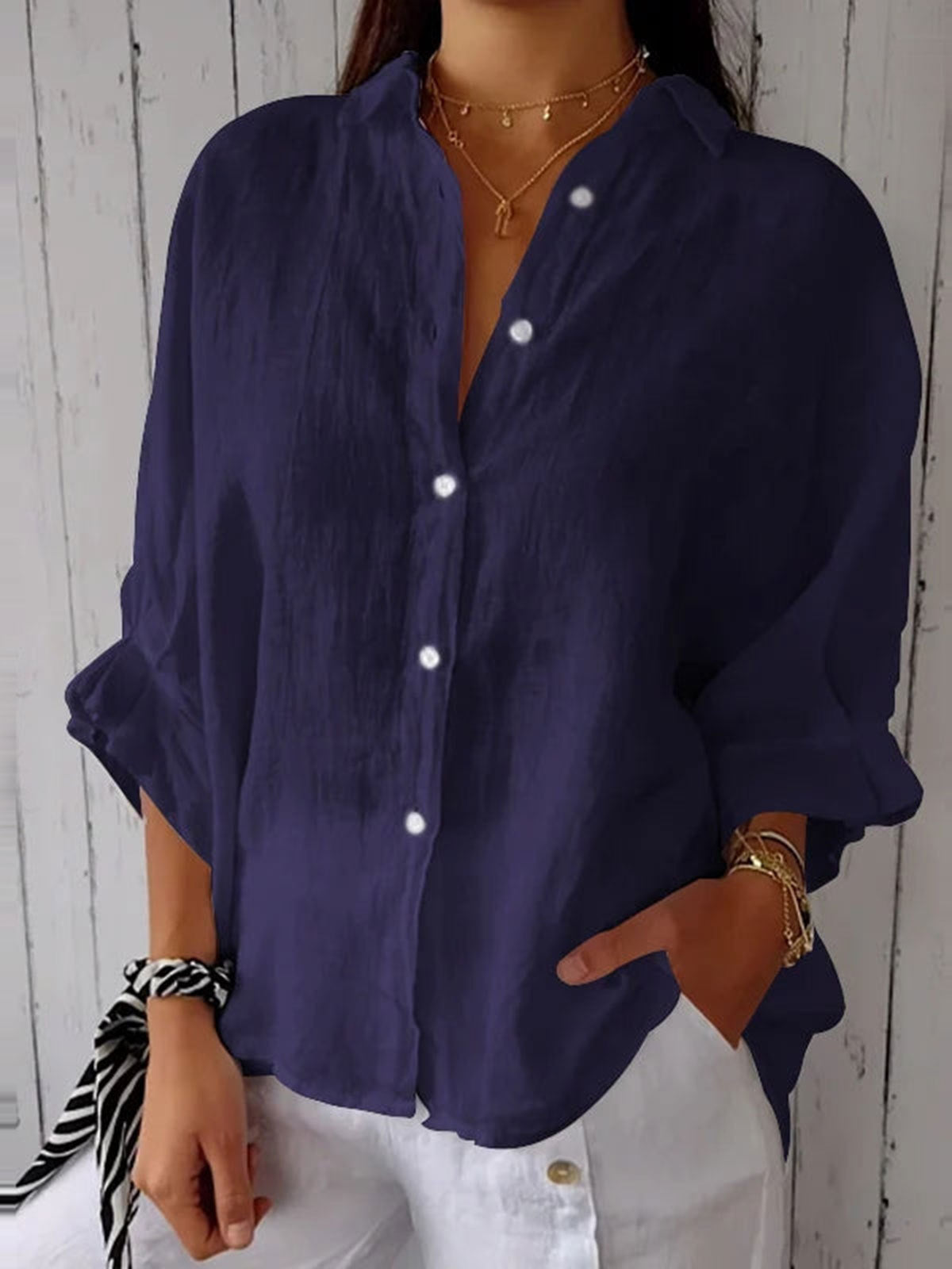 Long Sleeve Loose Shirt