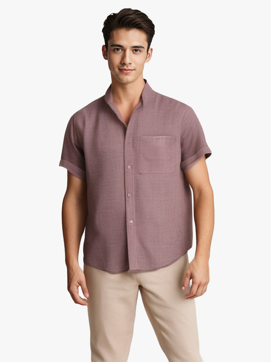 Breathable Cotton & Linen Shirt