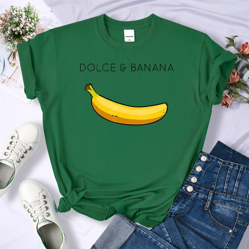 Dolce Banana Anime Printed T-Shirt