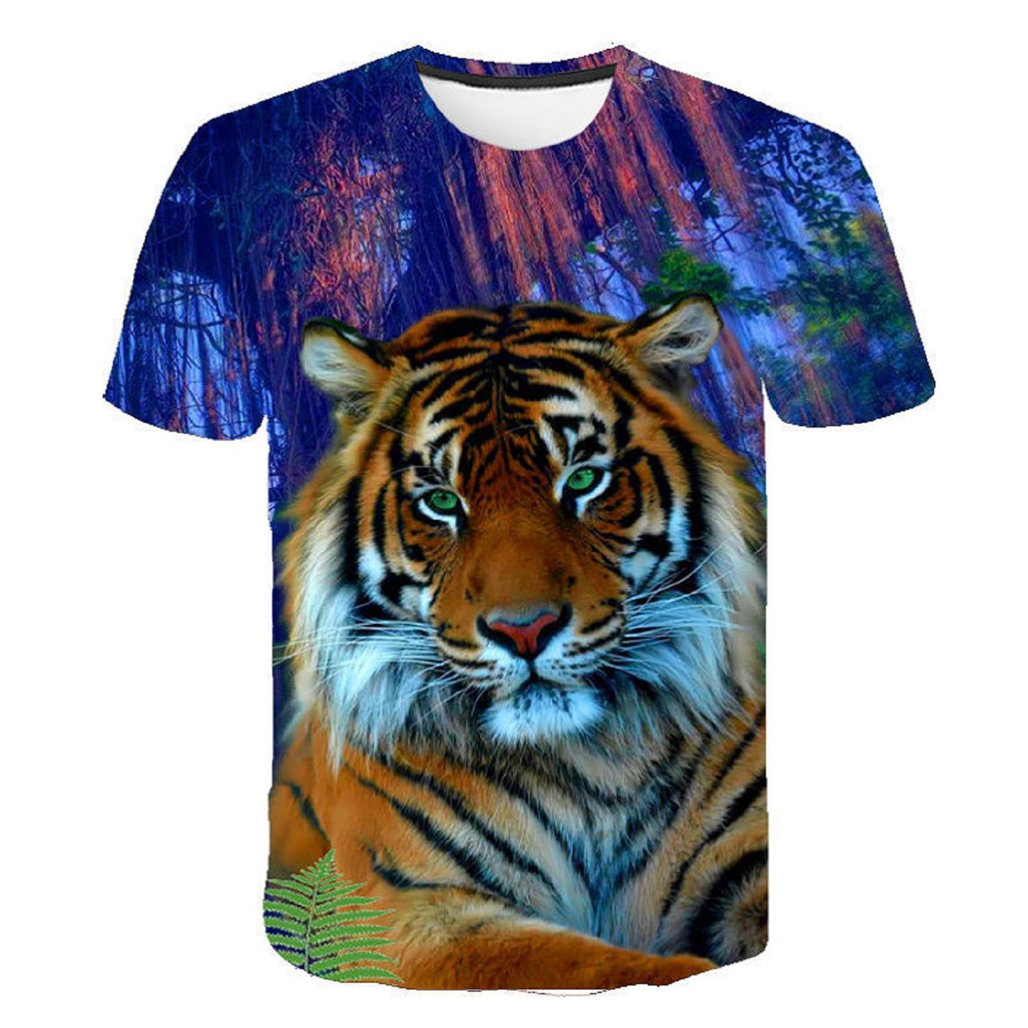 Animal Print 3D T-Shirt – Maple Leaf