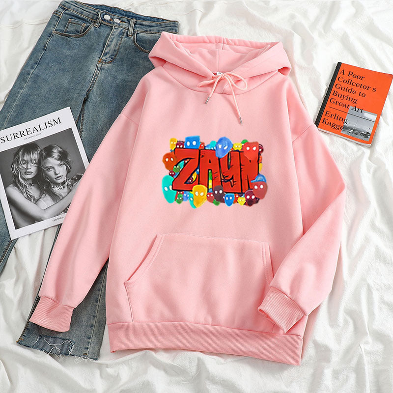 Printed Letter Hoodie