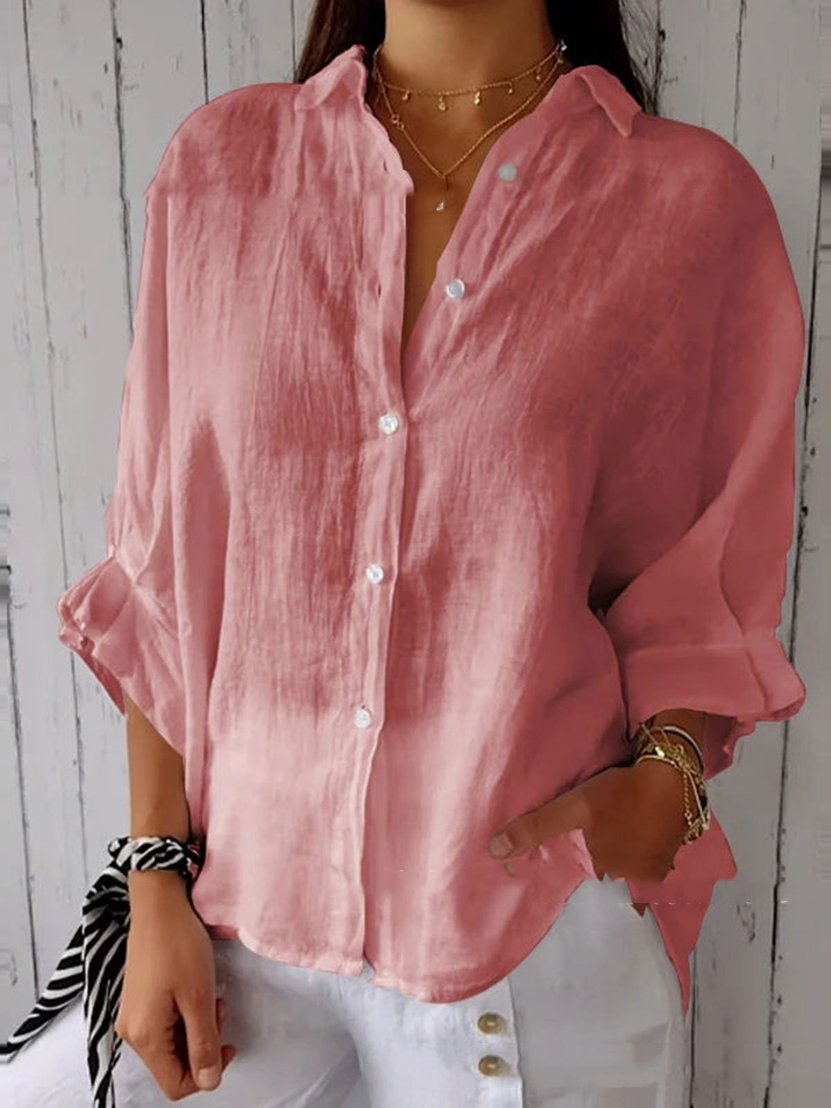 Long Sleeve Loose Shirt