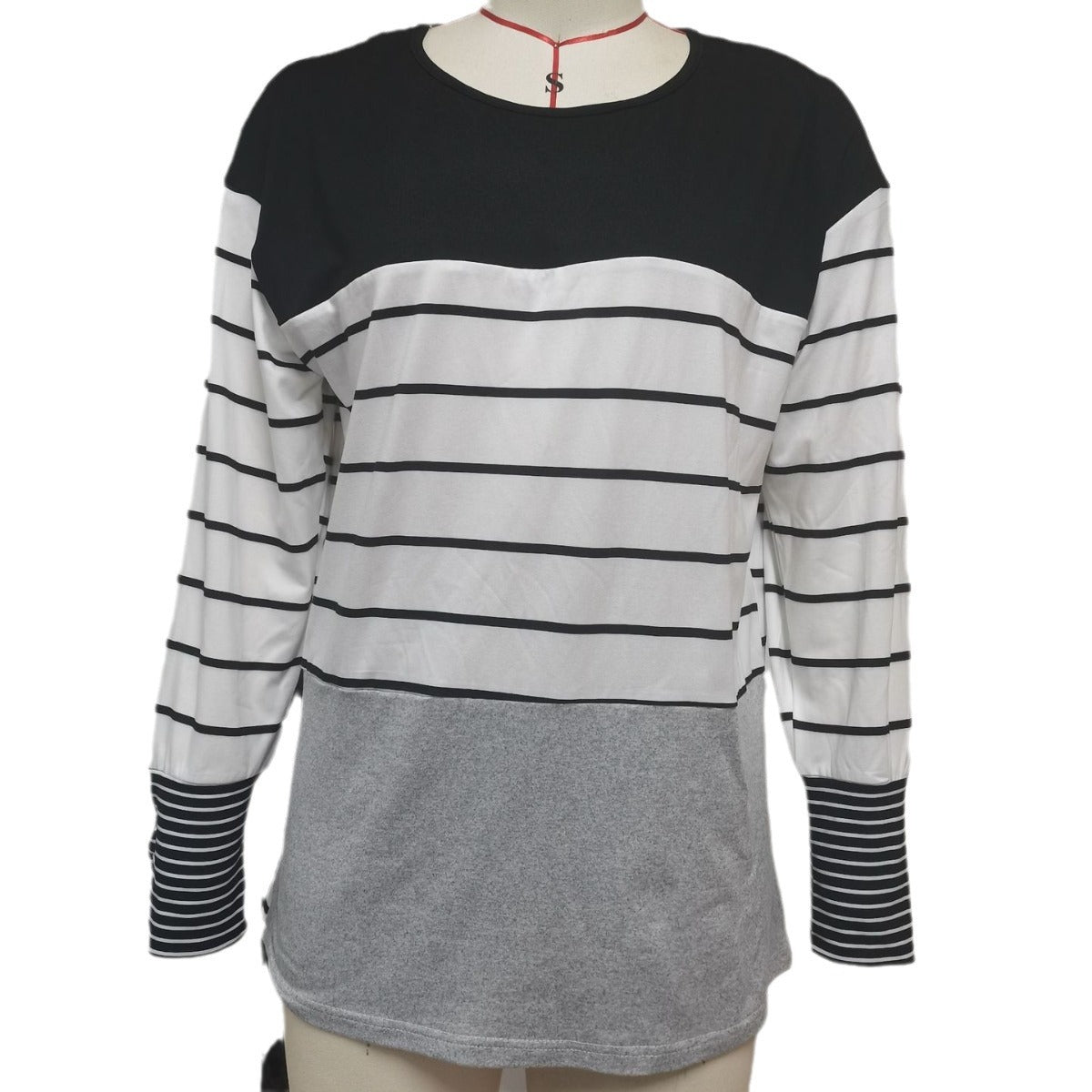 Casual Round Neck Long Sleeve T-Shirt