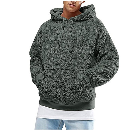 Fluffy Fleece Hooded Winter Sweatshirts