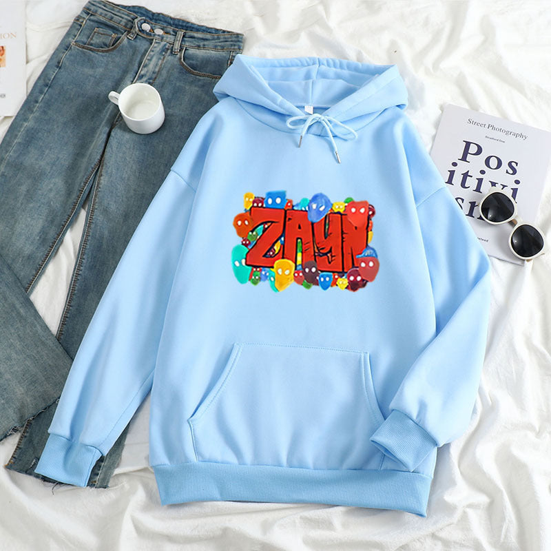 Printed Letter Hoodie