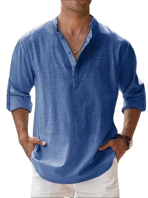 Loose Fitting Shirt with Long Sleeves