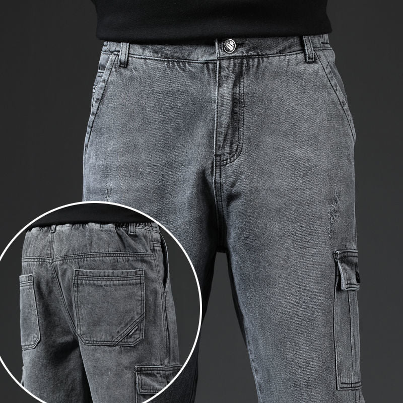 Multi-pocket Workwear Jeans