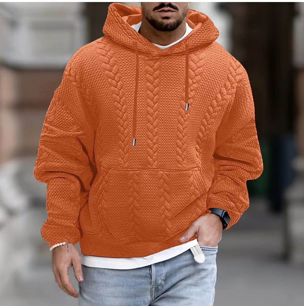 Casual Solid Colour Knitted Pullover