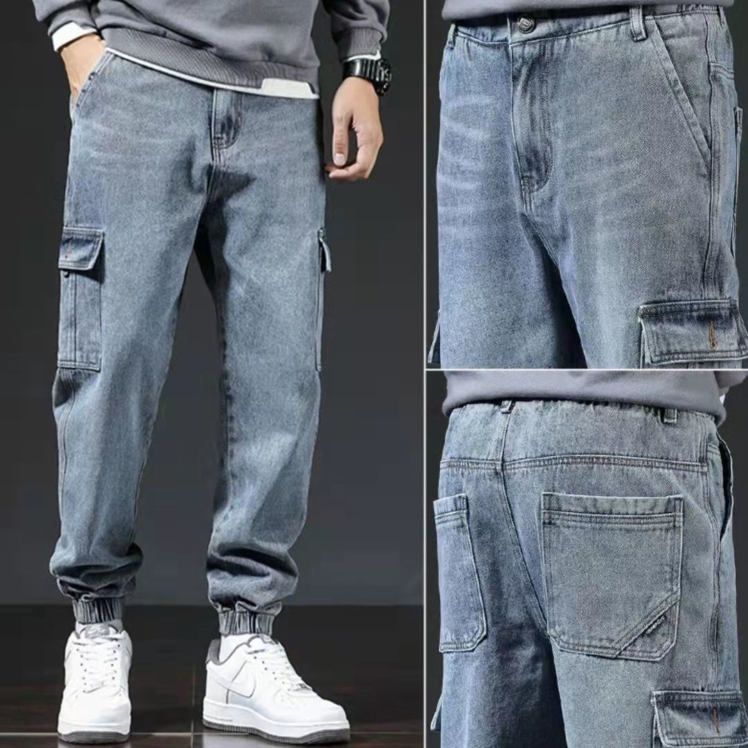 Multi-pocket Workwear Jeans