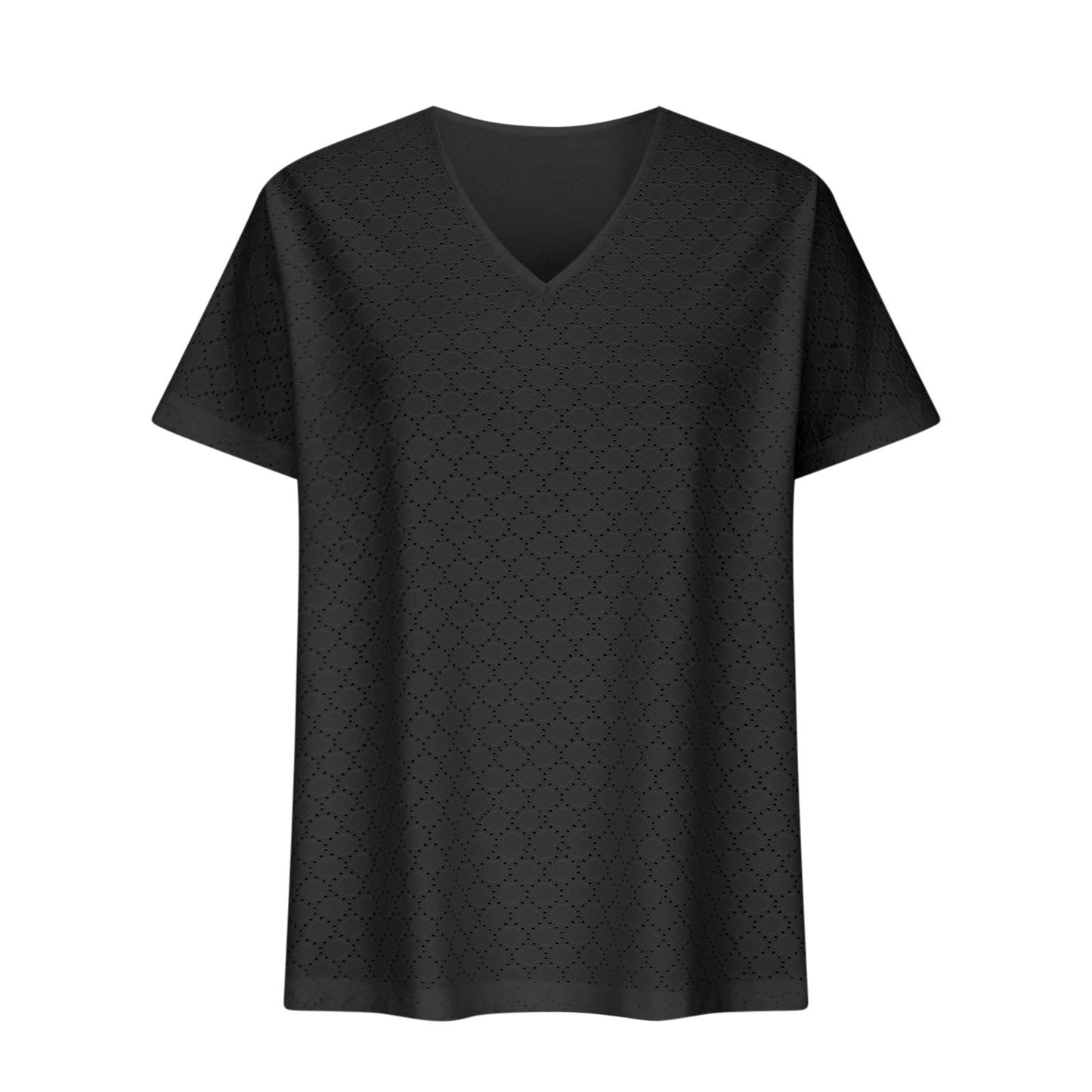 Hollow Jacquard T-Shirt