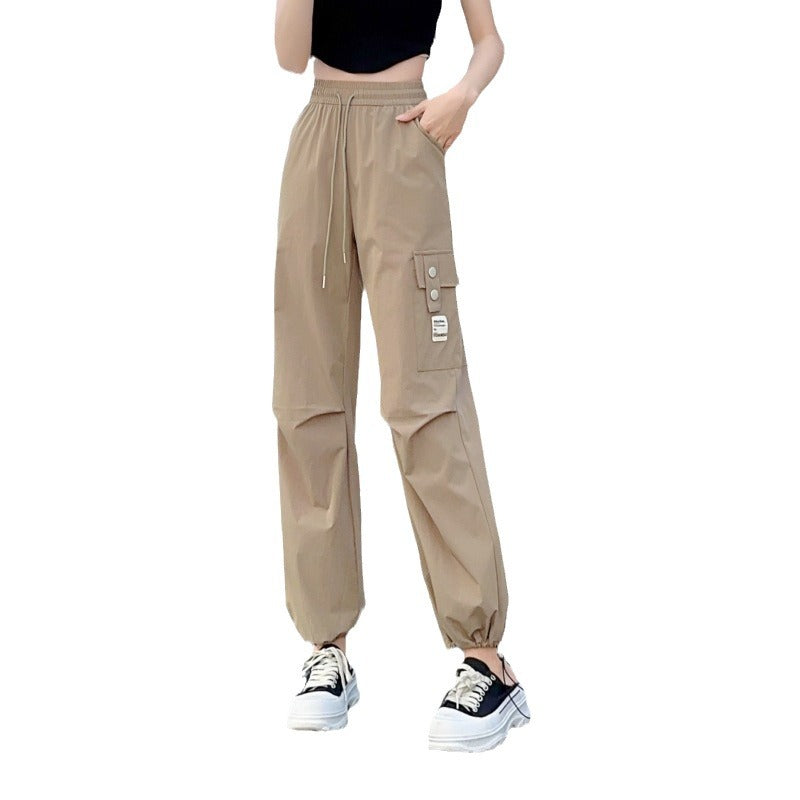 American Style Quick-drying Sports Straight Wide Leg Pants