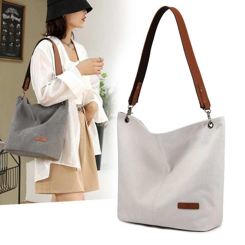 Fashion Casual Canvas Large Capacity Shoulder Bag