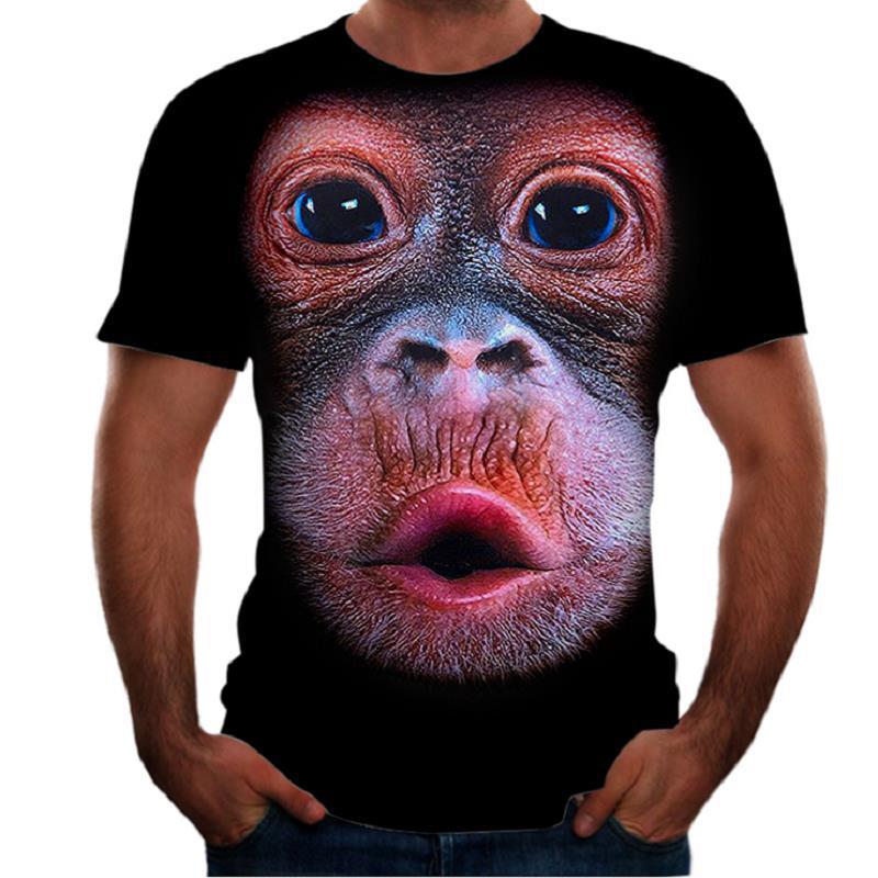 Animal Print 3D T-Shirt