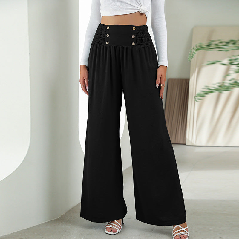 Straight Wide Leg Pants