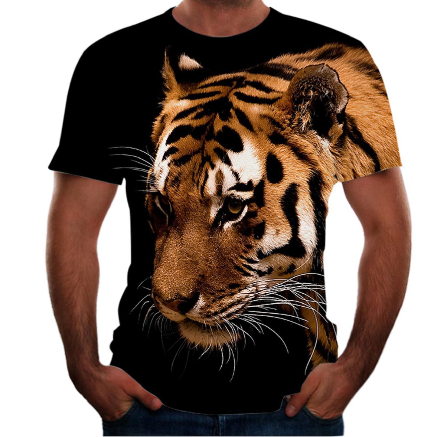 Animal Print 3D T-Shirt – Maple Leaf