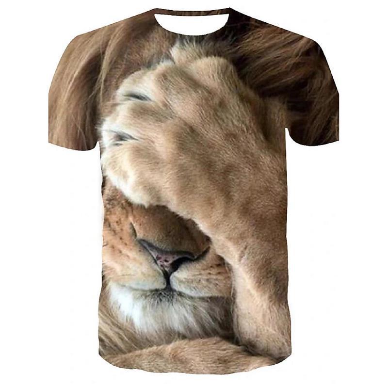 Animal Print 3D T-Shirt