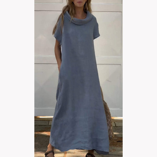 Loose Casual Cotton Linen Dress