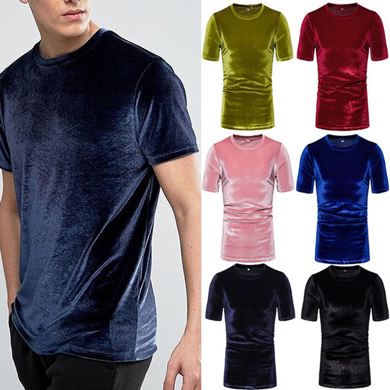 Solid Color Short-sleeved T-shirt