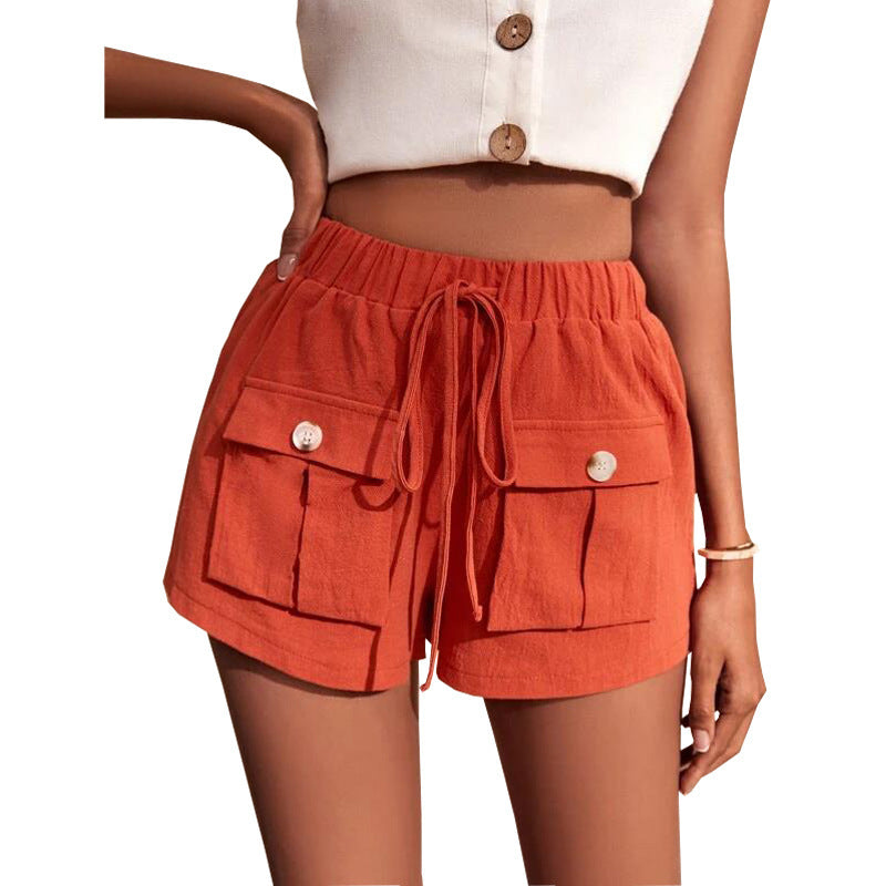 Casual Cargo Shorts with Pockets