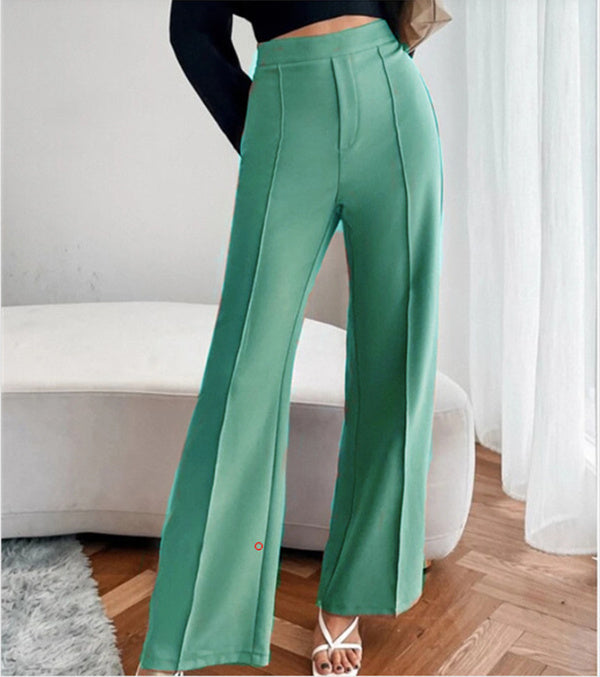 High Waist Casual Trousers