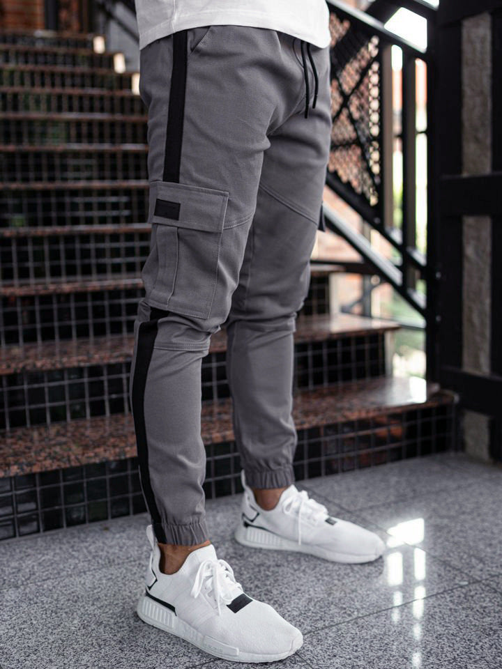 Leather Bound Casual Pants