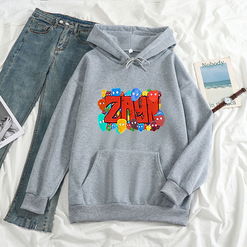 Printed Letter Hoodie