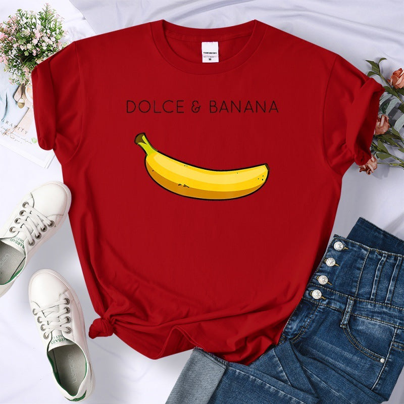 Dolce Banana Anime Printed T-Shirt