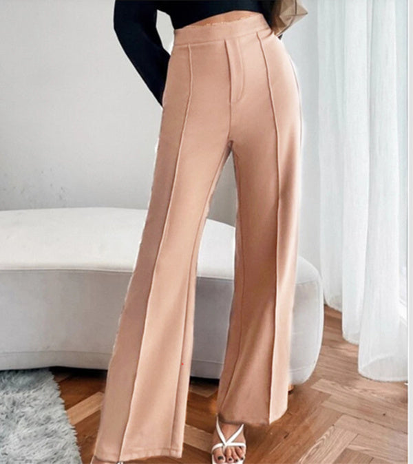 High Waist Casual Trousers