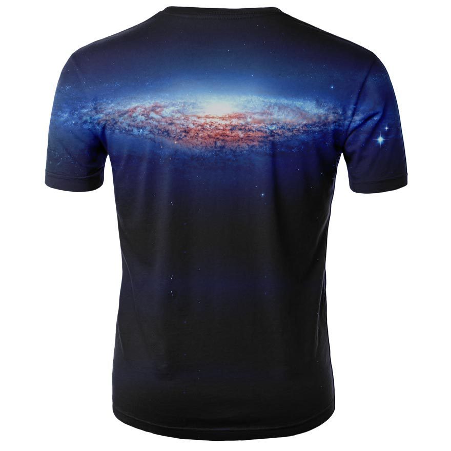 3D Digital Printing Slim Fit Short Sleeve T-Shirt