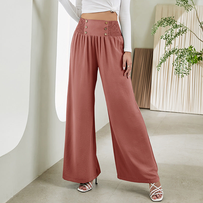 Straight Wide Leg Pants