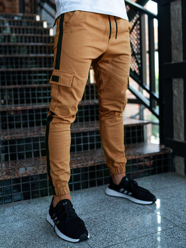 Leather Bound Casual Pants