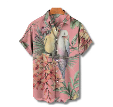 Casual Printed Hawaiian Shirt