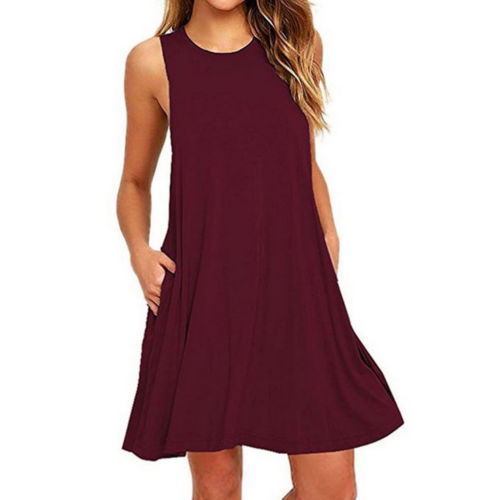 Summer Casual T-Shirt Dress